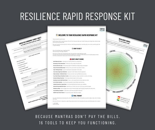 Resilience Rapid Response Kit - Thrive with Jace